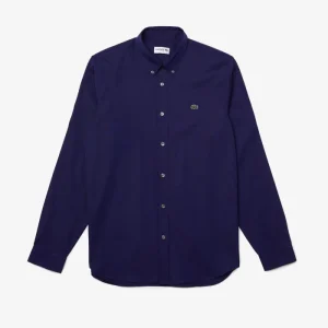 Laco slim fit oxford dark blue shirt